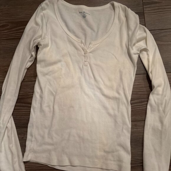 Brandy Melville Tops - Brandy Melville Long sleeve ribbed tee